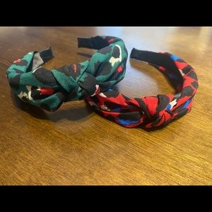 2 pack cheetah print headband